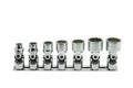 3/8 Sq. Dr. Universal Socket Set Whitworth 1/8-1/2 12 point 200mm  7 pieces