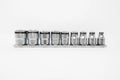 3/8 Sq. Dr. Nut-Grip, SAE, Socket Set - 9 pieces