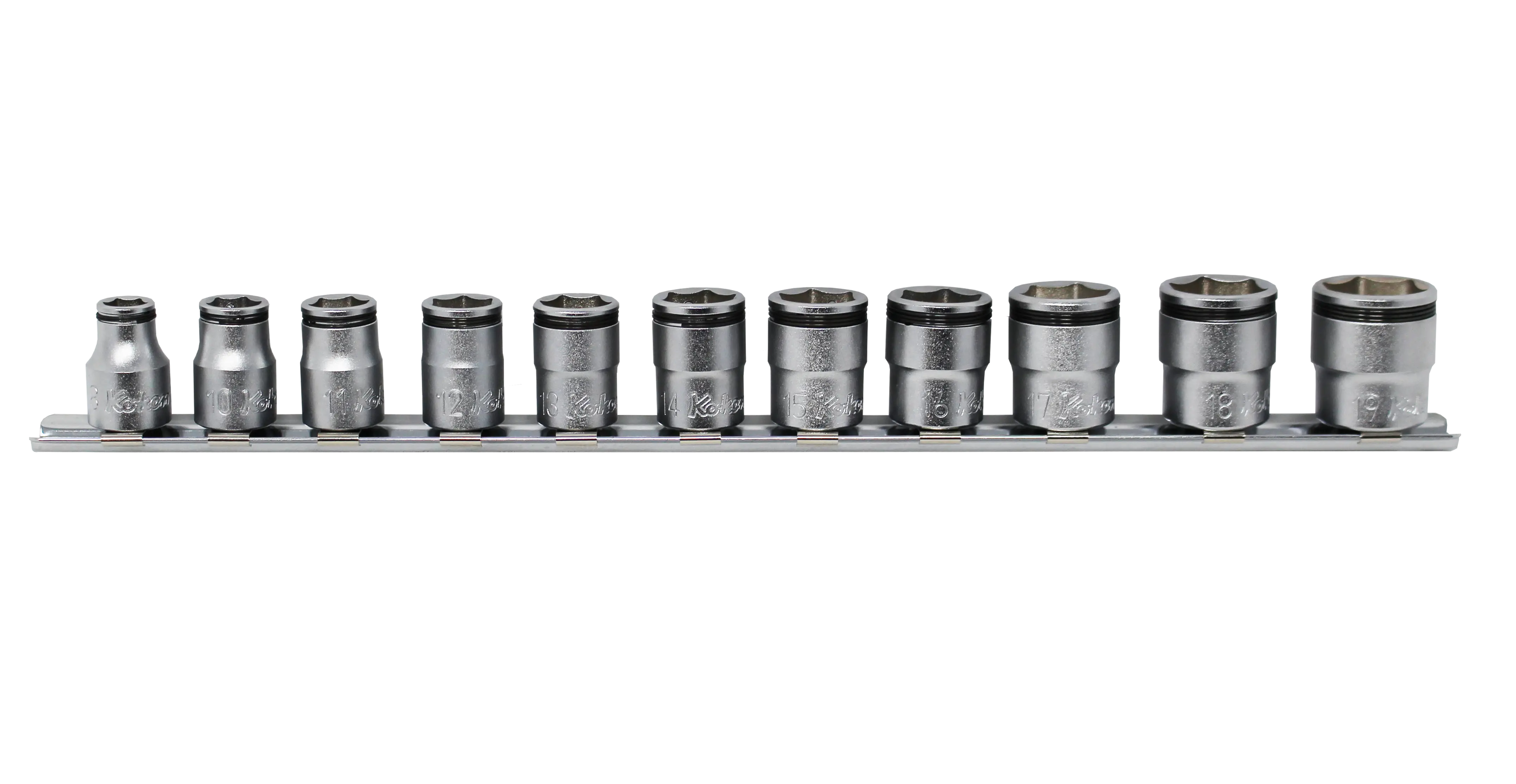 3/8 Sq Dr NUT GRIP® Socket Set 8mm-19mm - 11 piece - RS3450M/11
