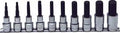 1/2 Sq. Dr. Bit Socket Set  3/16-3/4 Hex 300mm  10 pieces