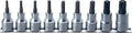 1/2 Sq. Dr. Bit Socket 9 piece TORX® Set  T20-T60