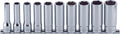 1/2 Sq. Dr. Socket Set  3/8-15/16 12 point 300mm  10 pieces