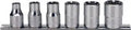 1/2 Sq. Dr. Socket Set  6S-16S  200mm  6 pieces