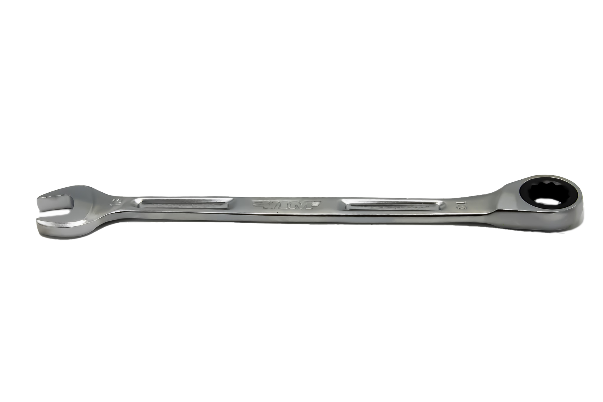 VIM Tools - 10 PIECE SLIM ANGLED RATCHETING WRENCH SET