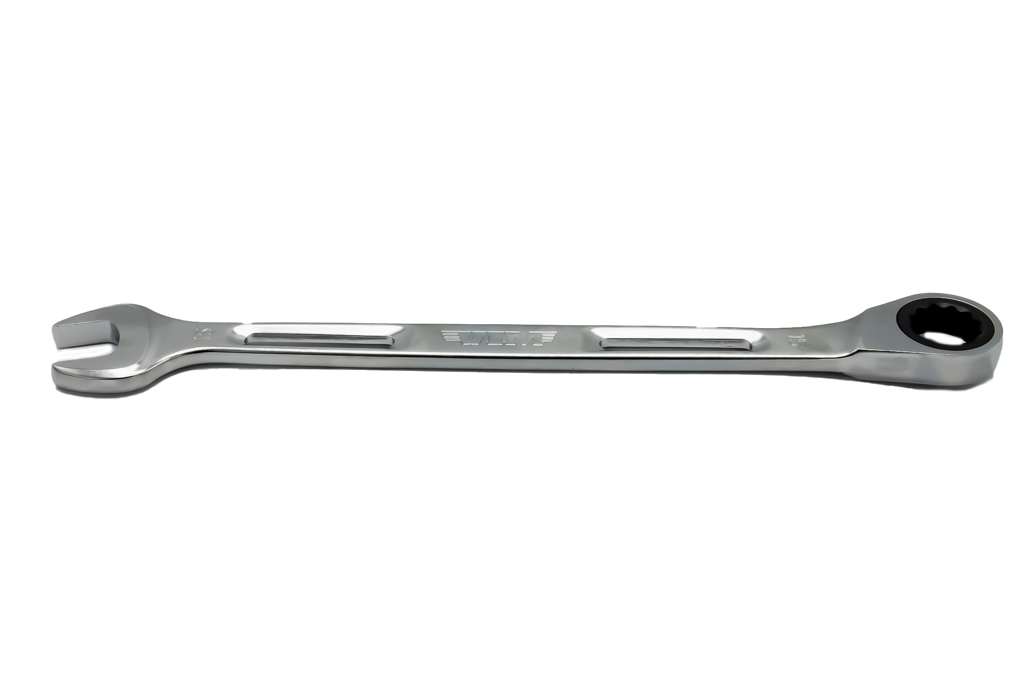 VIM Tools - 10 PIECE SLIM ANGLED RATCHETING WRENCH SET