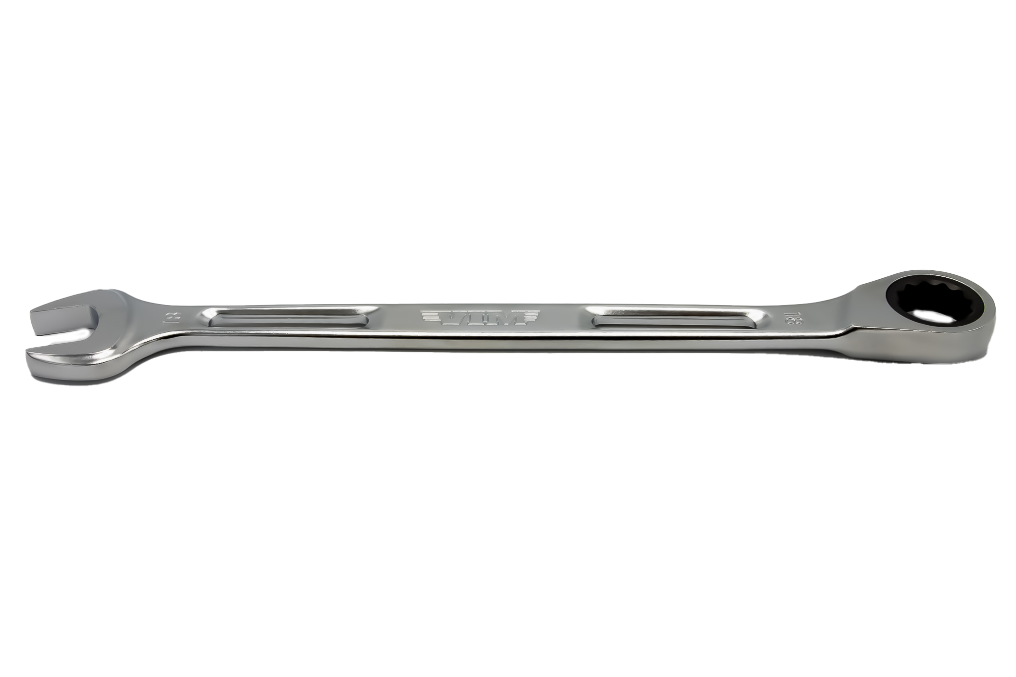 VIM Tools - 10 PIECE SLIM ANGLED RATCHETING WRENCH SET