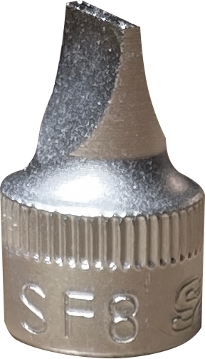 VIM Tools - Stubby Flat and Philips Set 10pc 1/4″ Square Drive S2 Drivers, 6 Flat Drivers, 4 Philips (SFP)