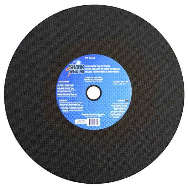 Shark Industries - Cut-Off Wheel – Aluminum Oxide – Double Reinforced – 14″ x 1/8″ x 1″ – 36 Grit
