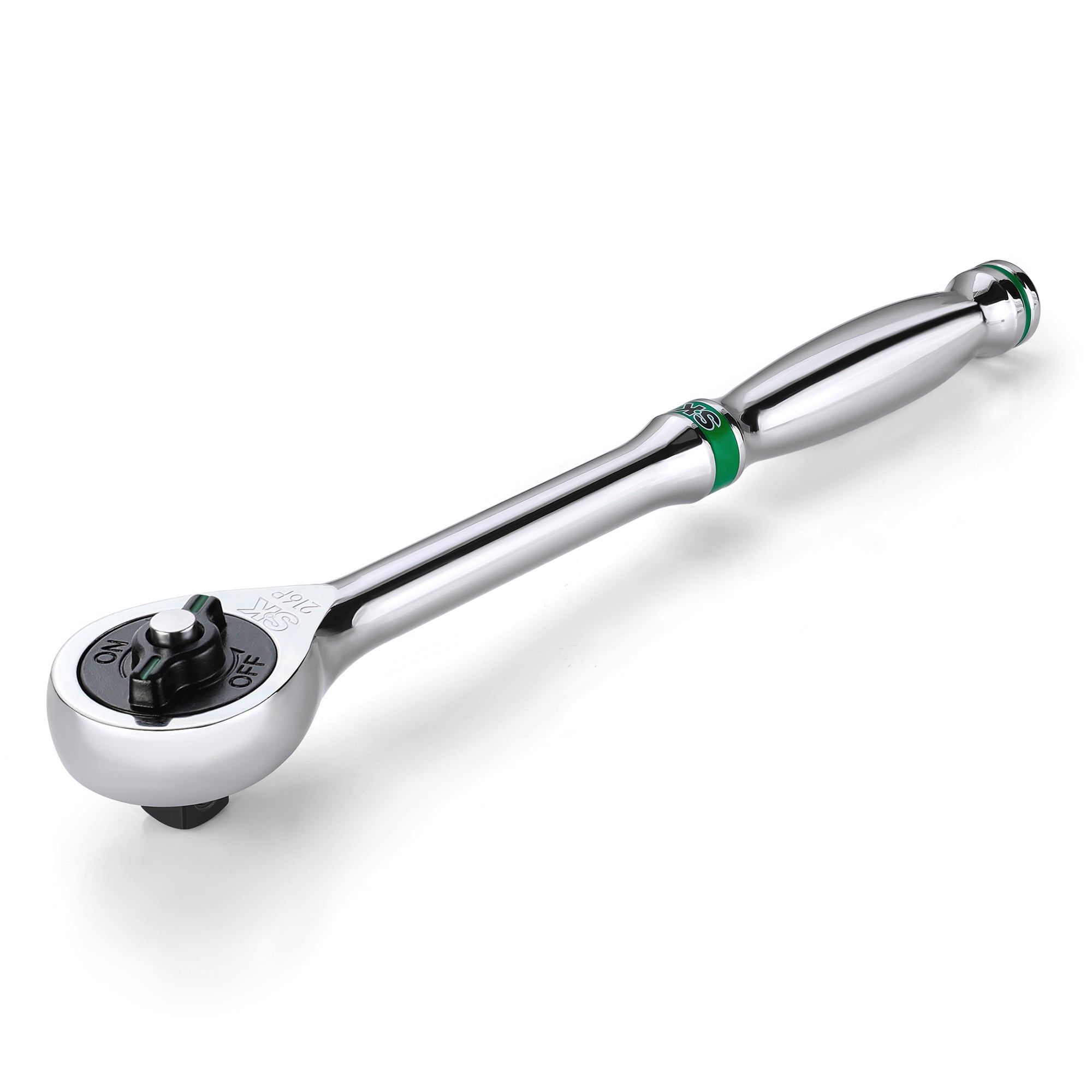 SK Tools USA - 3/8" Drive, 216-Position Reversible Chrome Ratchet, 8.5" Long