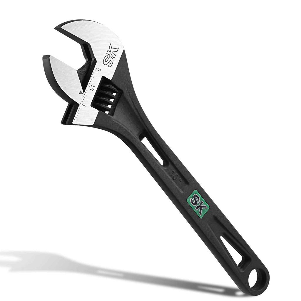 SK Tools USA - 10" Efficient Adjustable Wrench