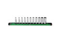 SK Tools USA - 1/4" Drive, 11 Piece, 6 Point, Deep, SAE Chrome Socket Set