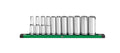 SK Tools USA - 1/2" Drive, 11 Piece, 6 Point, SAE, Deep Chrome Socket Set