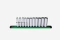 SK Tools USA - 1/2" Drive, 11 Piece, 6 Point, Metric, Deep Chrome Socket Set