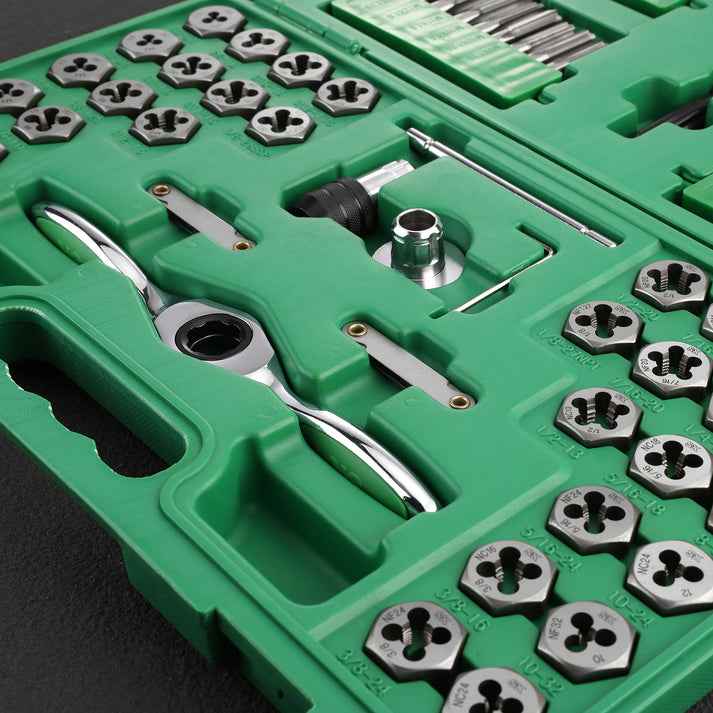 SK Tools USA - 75 Piece Ratcheting Tap and Die Set, #SK01520