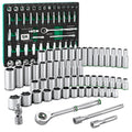 SK Tools USA - 56 Piece 3/8" Drive, 6 Point, Standard & Deep, SAE & Metric Chrome Socket Set