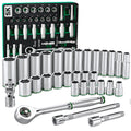 SK Tools USA - 31 Piece 3/8" Drive, 6 Point, Standard & Deep, Metric Chrome Socket Set