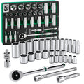 SK Tools USA - 30 Piece 3/8" Drive, 6 Point, Standard & Deep, SAE Chrome Socket Set