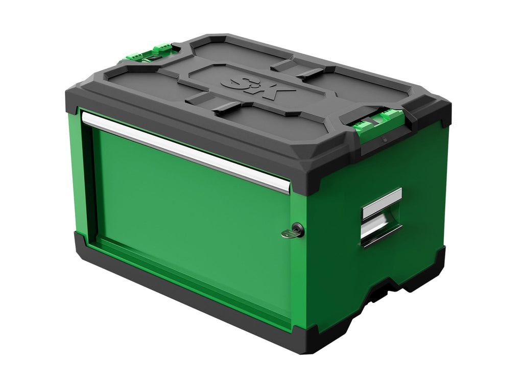 SK Tools USA - Modular Stackable Storage Tool Box, 1-Drawer Steel Box