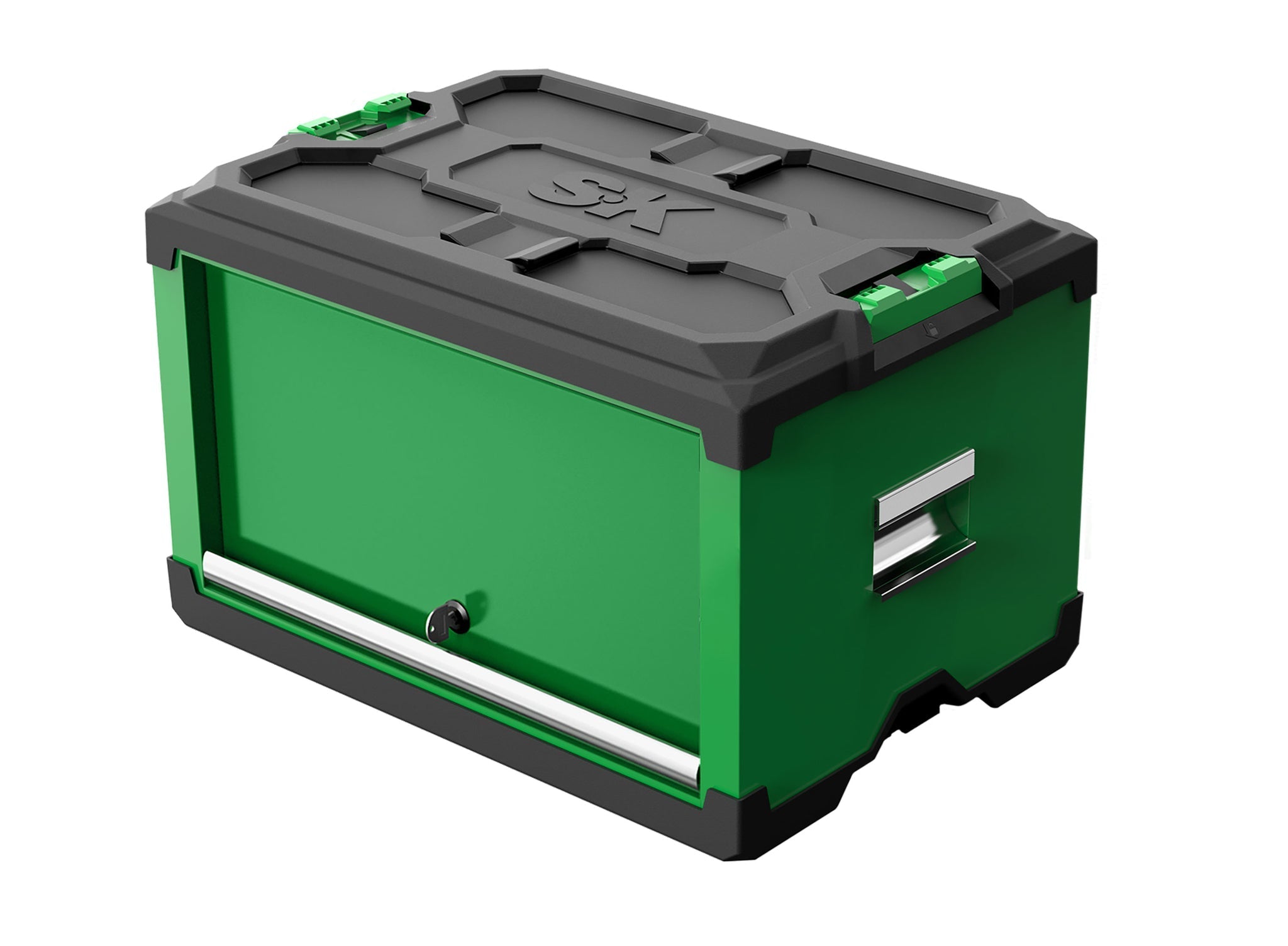 SK Tools USA - Modular Stackable Storage Tool Box, Lift-Up Sliding Door Steel Box