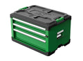SK Tools USA - Modular Stackable Storage Tool Box, 3-Drawer Steel Box: 2 Shallow, 1 Deep