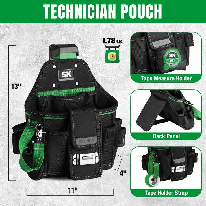 SK Tools USA - Heavy Duty Technician Pouch, #SK03403
