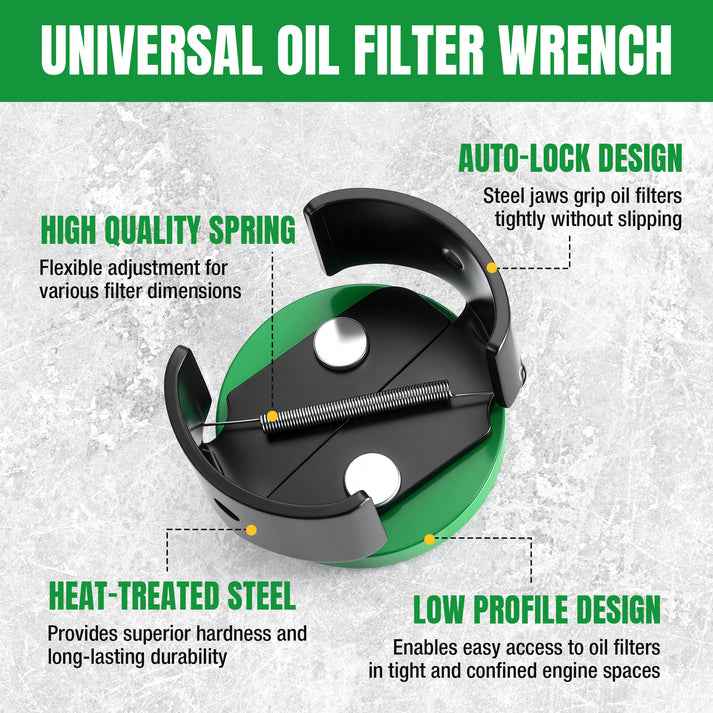 SK Tools USA - Adjustable Oil Filter Wrench, #SK03484
