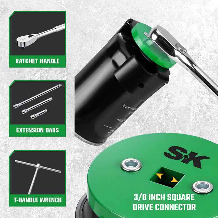 SK Tools USA - Adjustable Oil Filter Wrench, #SK03484