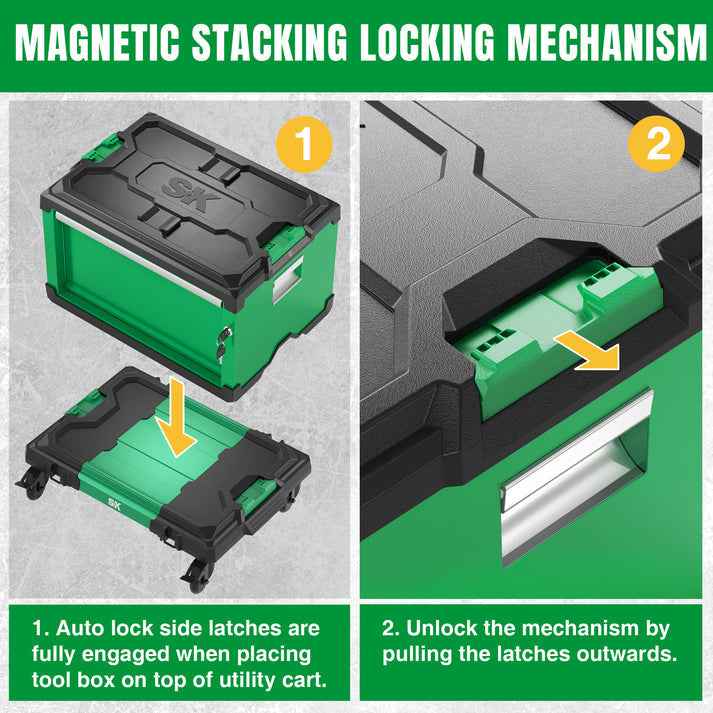 SK Tools USA - New Modular Stackable Box (1, 2 & 3 Drawer Options)