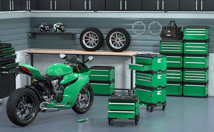 SK Tools USA - Modular Stackable Storage Toolbox, 4-Drawer, #SK03146