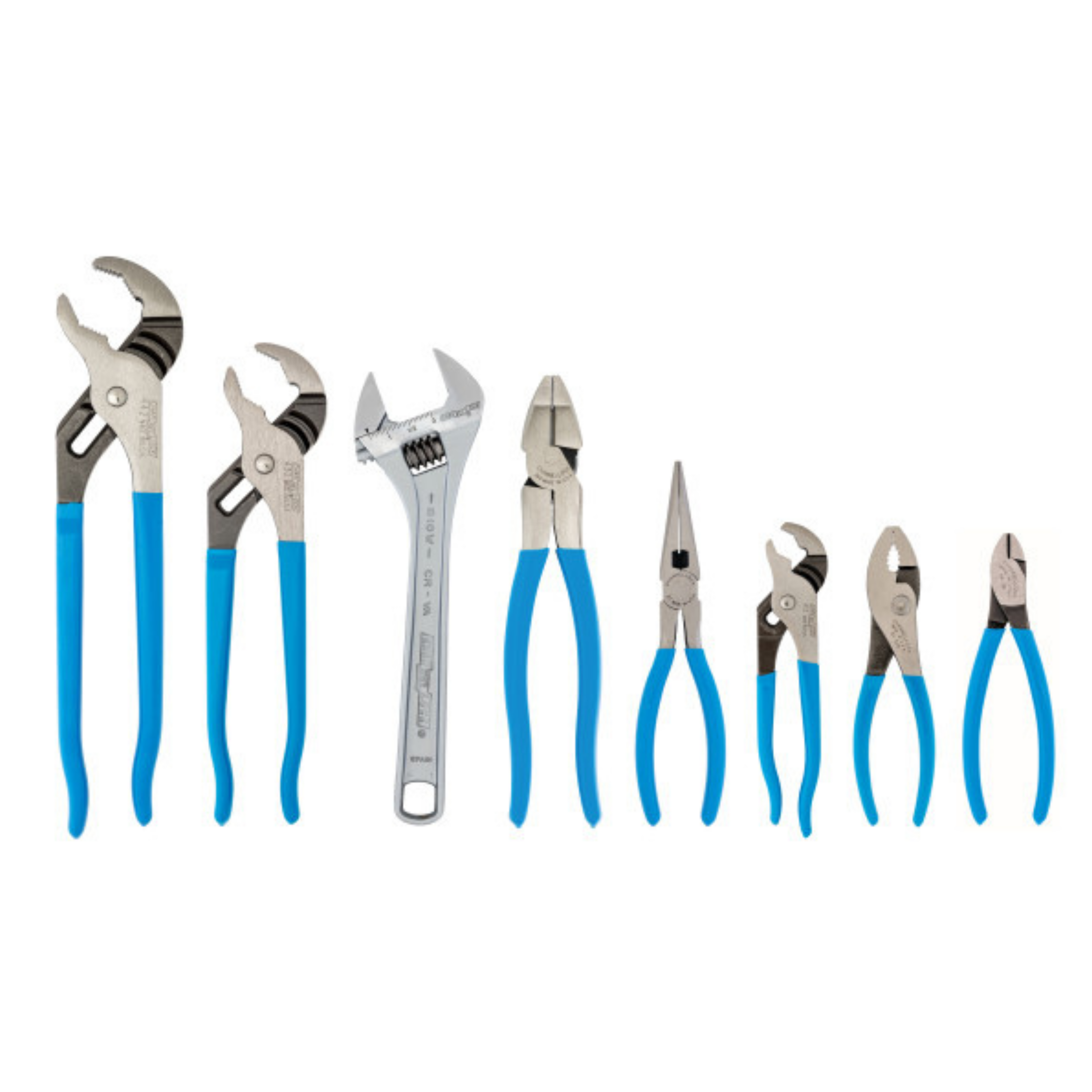 Channellock 8pc V-Jaw Pliers Set with Wrench