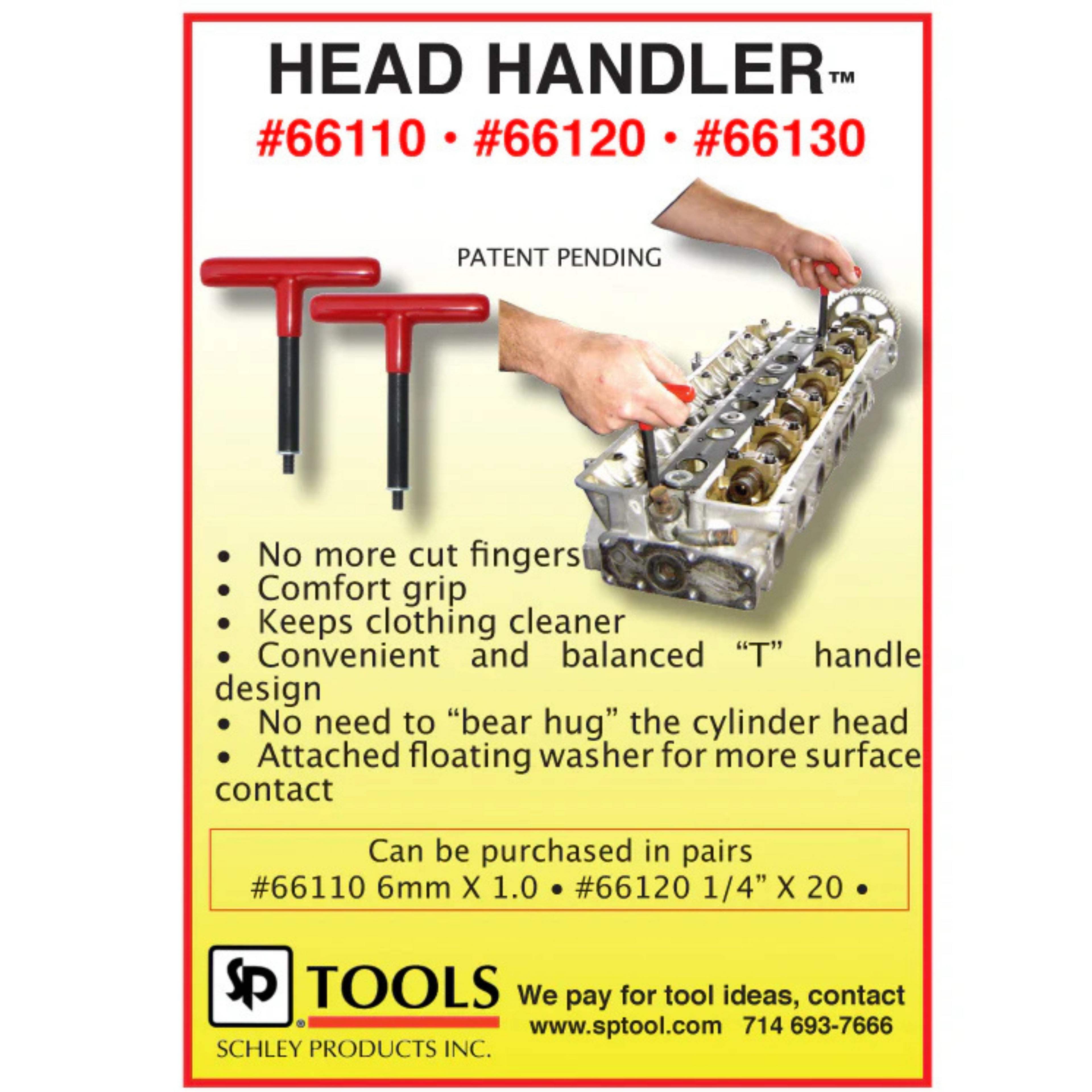 Schley Tools - 1/4-20" HEAD HANDLER SET