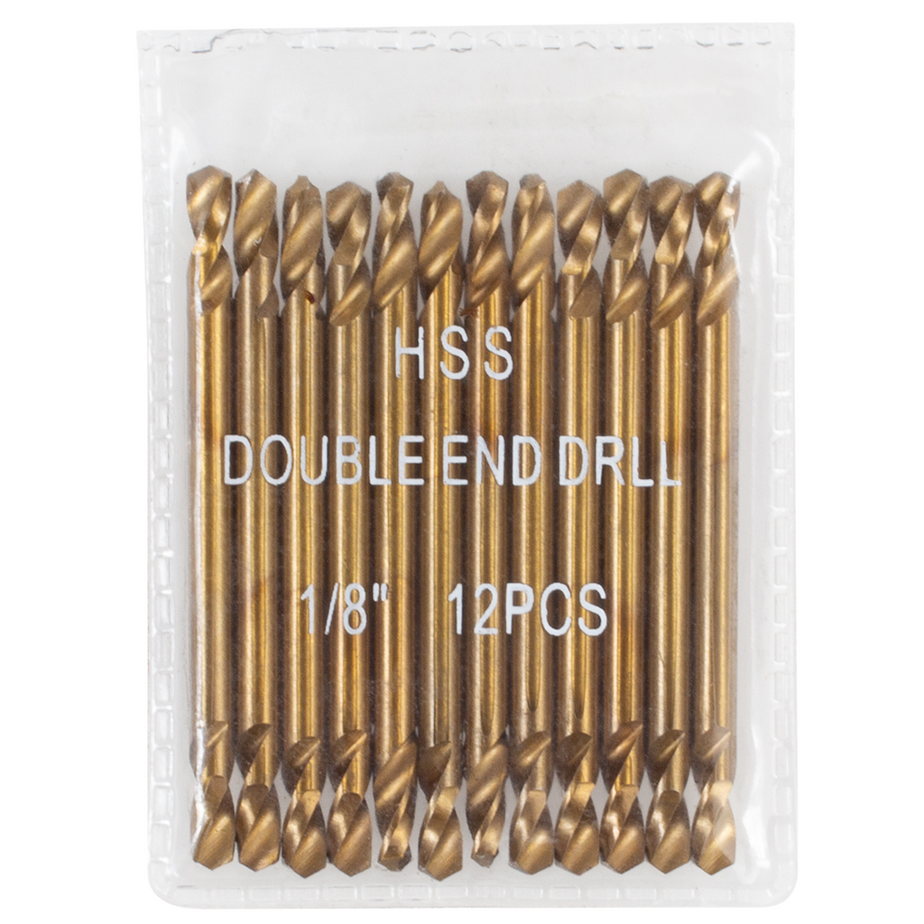 Shark Industries - 12 PK 1/8″ Double End Drill Bits – High Speed Steel