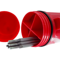 Shark Industries - Welding Rod Storage Tube with 4 Partitions 15" x 3 1/4"