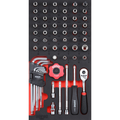 Sonic Tools - SAE Bit Socket Set 1/4", 63-PCS - SMALL SFS