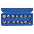 Sonic Tools - Drain plug key set 3/8", 14 pcs.