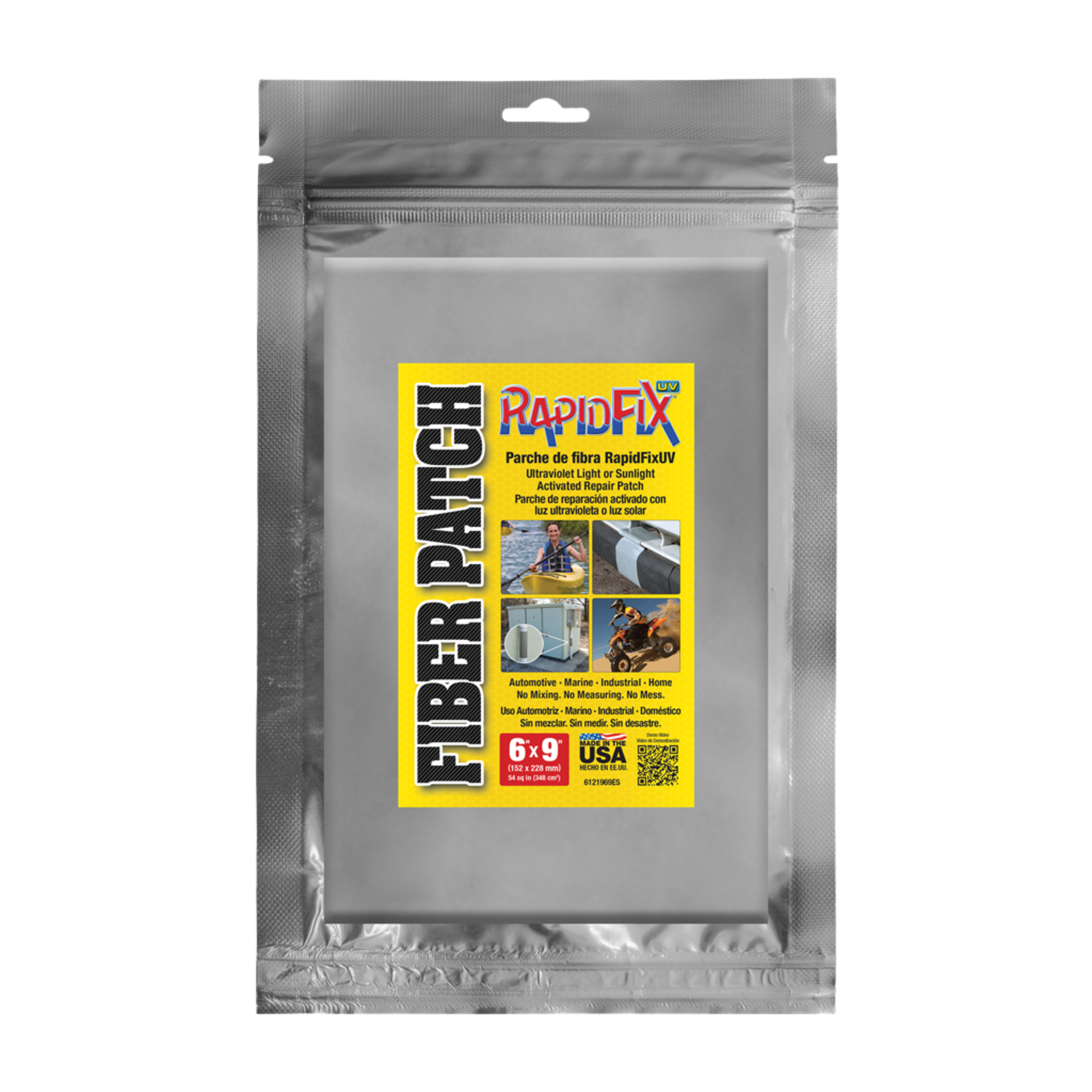 RapidFix - UV Fiber Patch 6"x9" (54 sq inches)