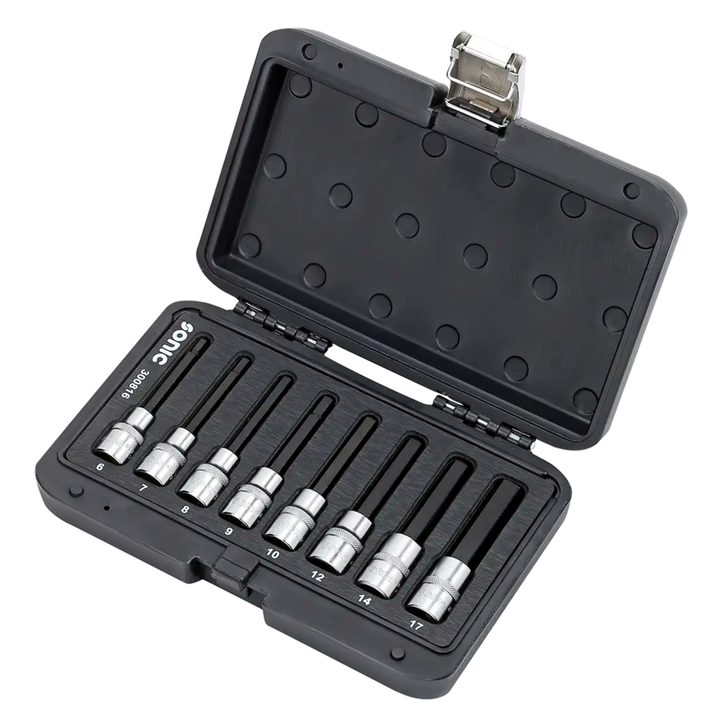 Sonic Tools - BMCS Bit Socket Hex Set 1/2" 8-pcs.