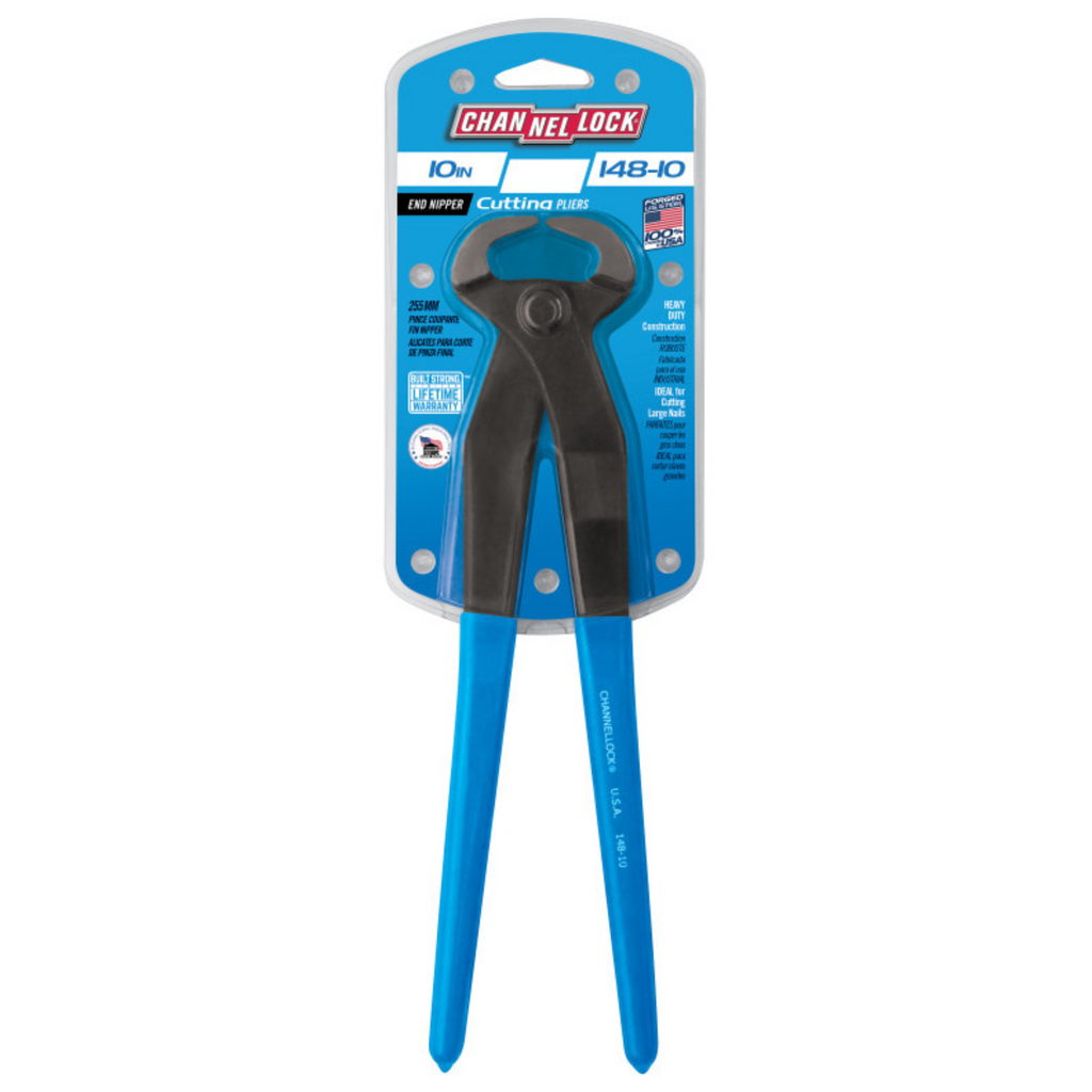 Channellock 10-Inch End Nipper Cutting Pliers