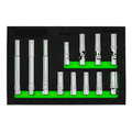 VIM Tools - 12 Piece 3/8″ Dr. Magnetic Spark Plug Master Set