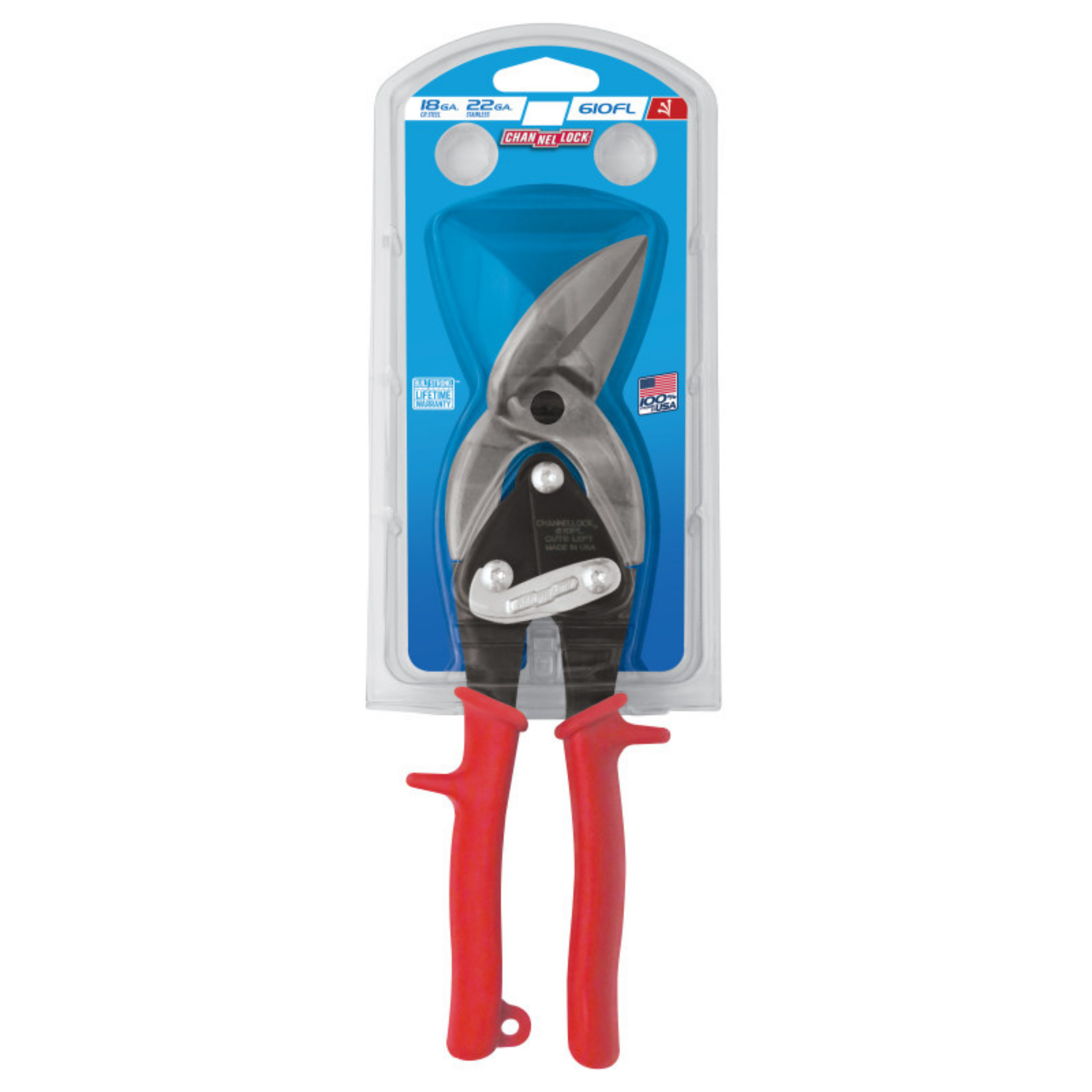 Channellock 10-Inch Offset Left Aviation Snip