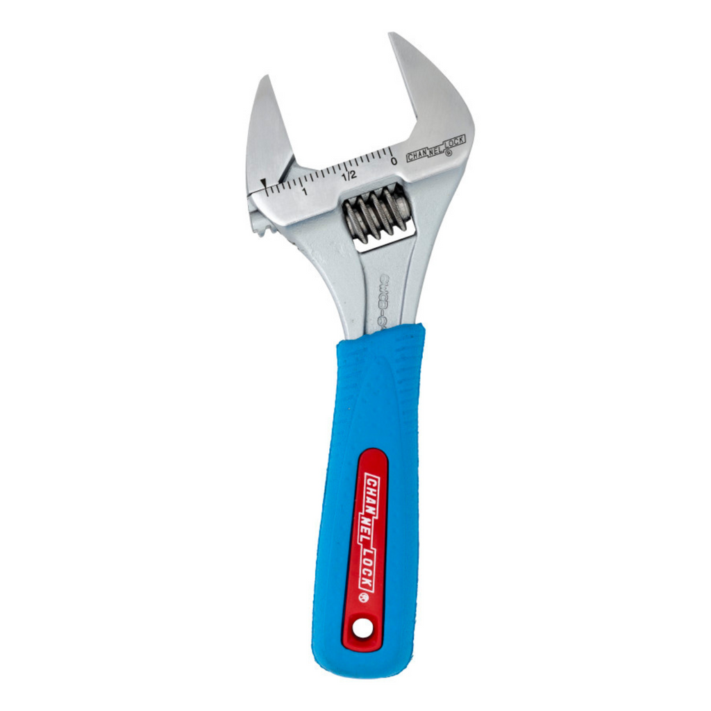 Channellock 6-Inch CODE BLUE® WideAzz® Adjustable Wrench