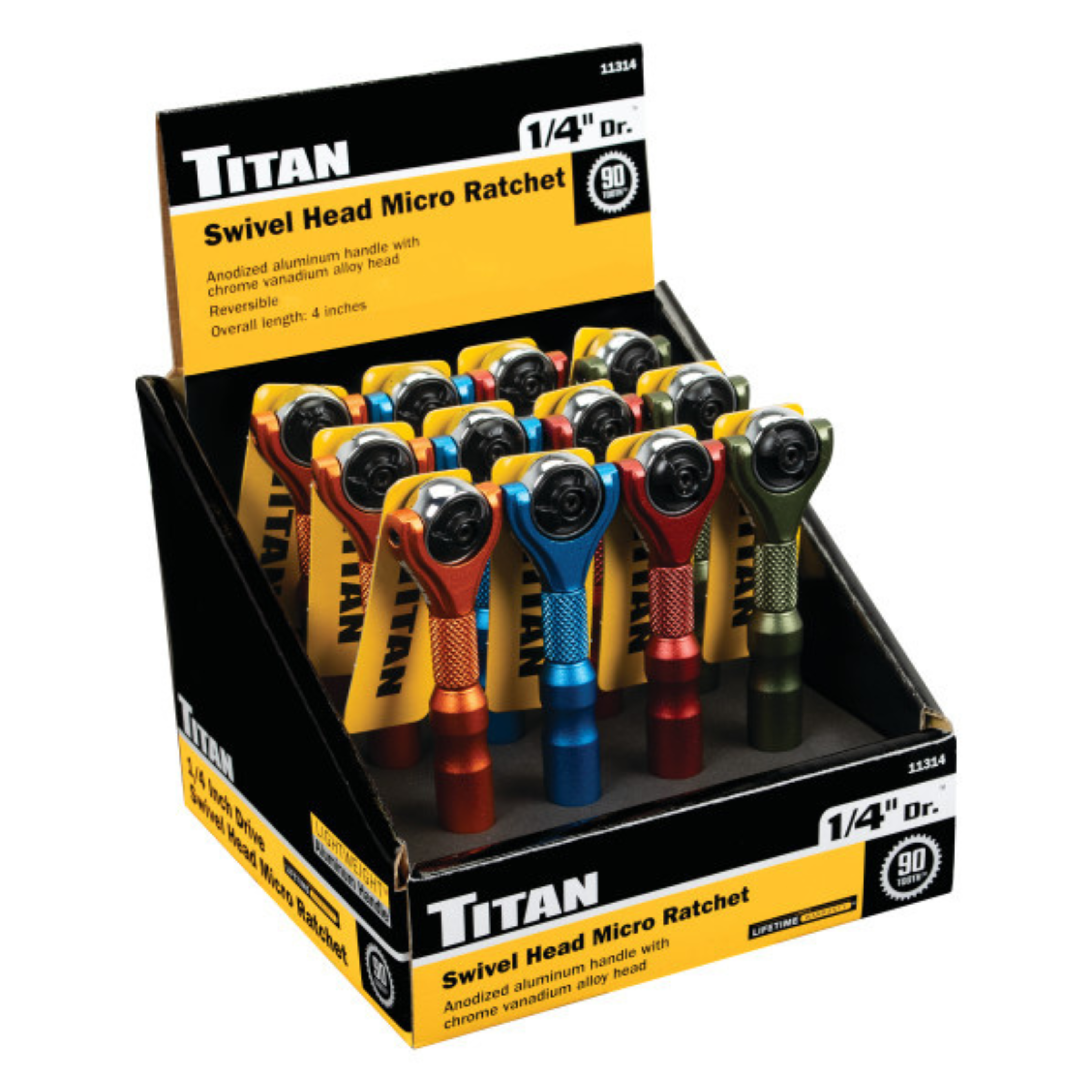 1/4 in. Drive Micro Ratchet Counter Display (11314)