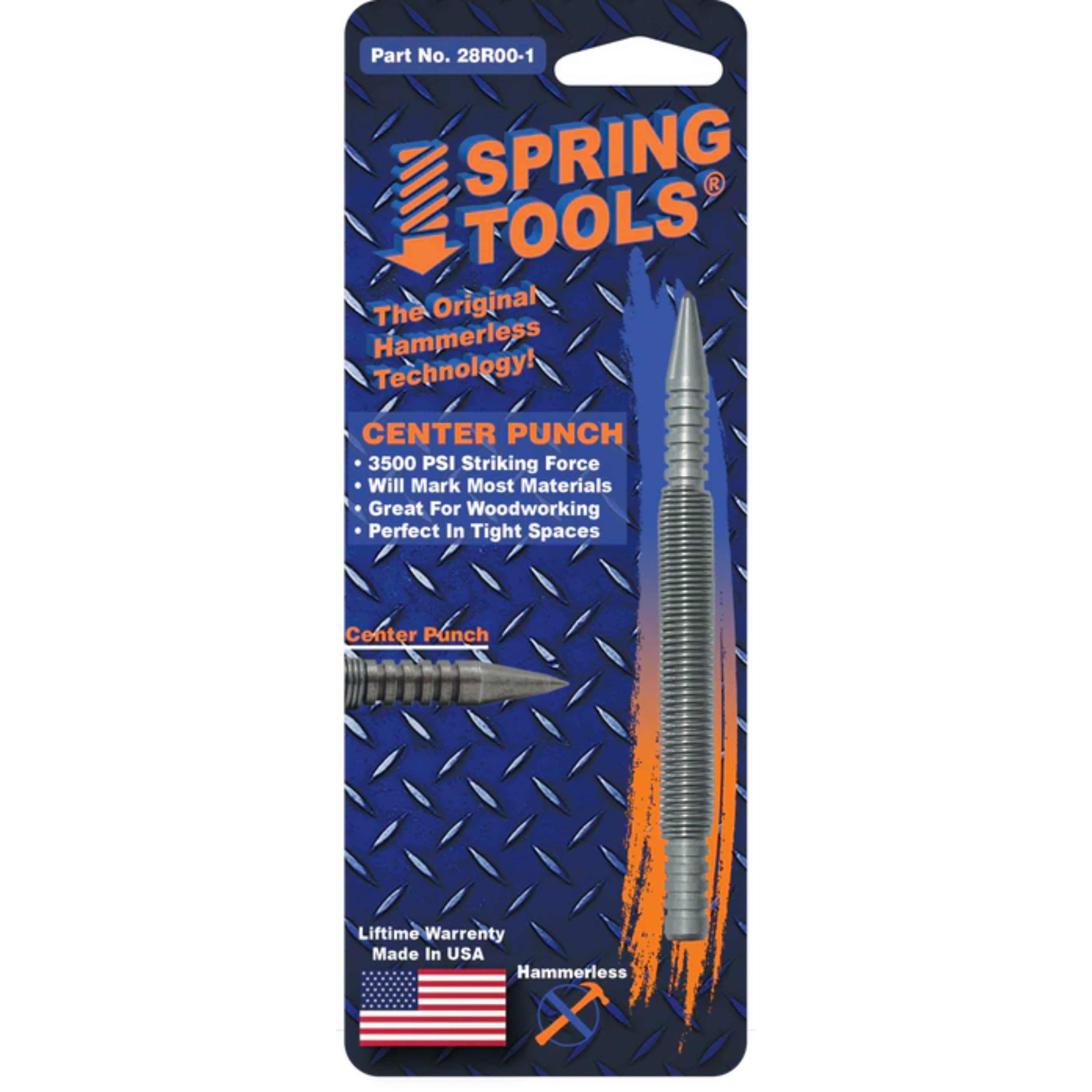 Spring Tools - Single Ended Center Punch