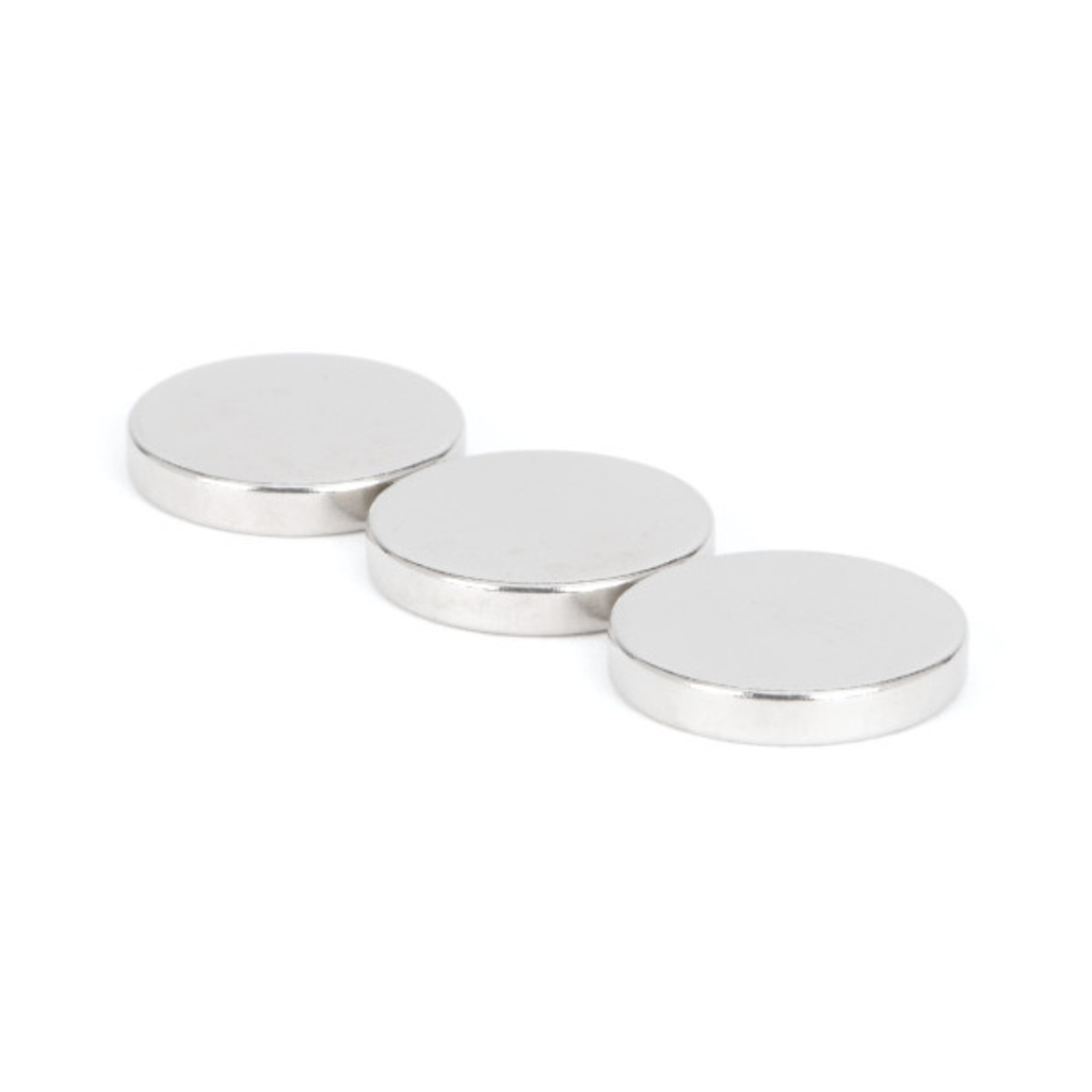 3 pc. 18 mm Rare Magnetic Discs (11177)