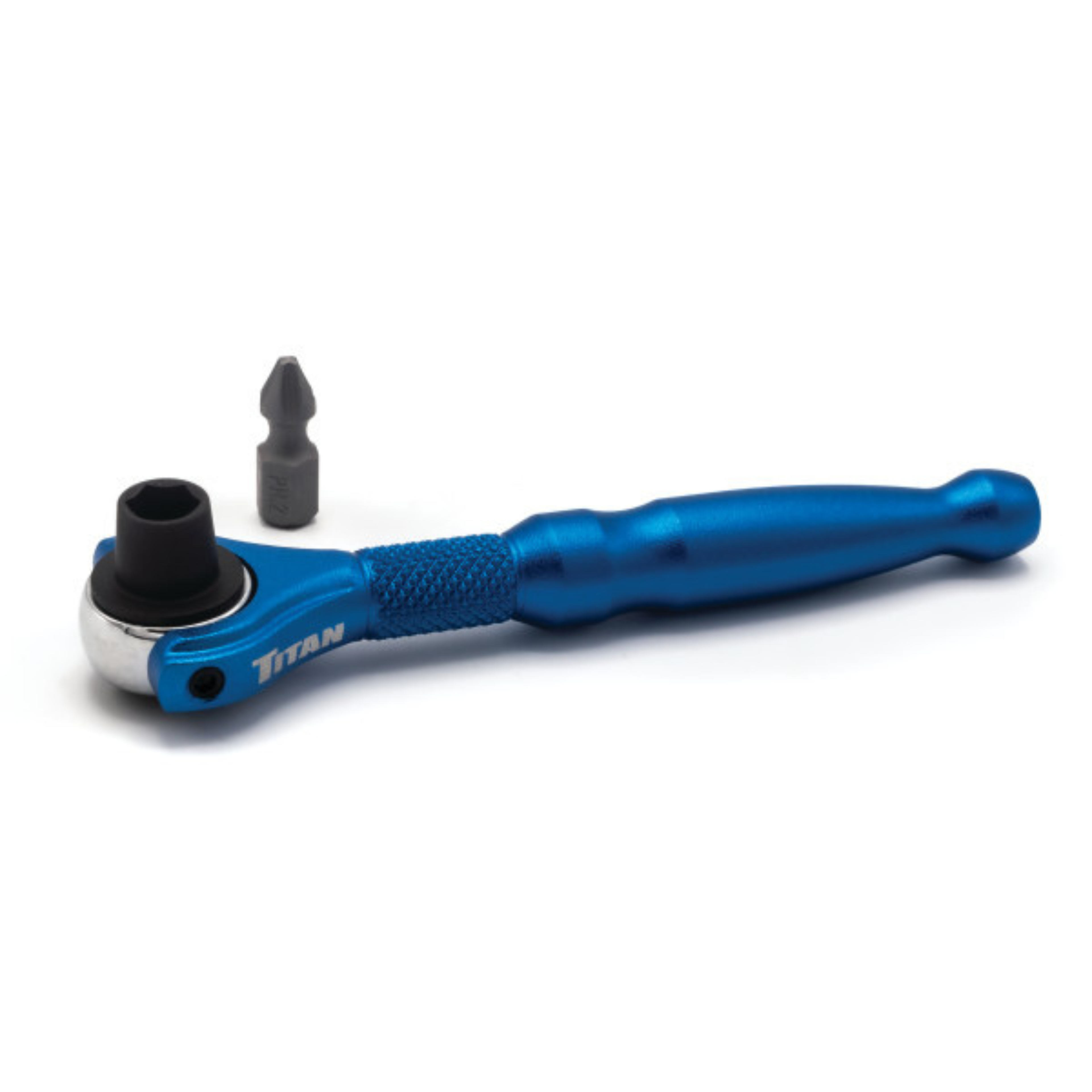 1/4 in. Drive Aluminum Swivel Head Ratcheting Micro Bit Driver (11317)