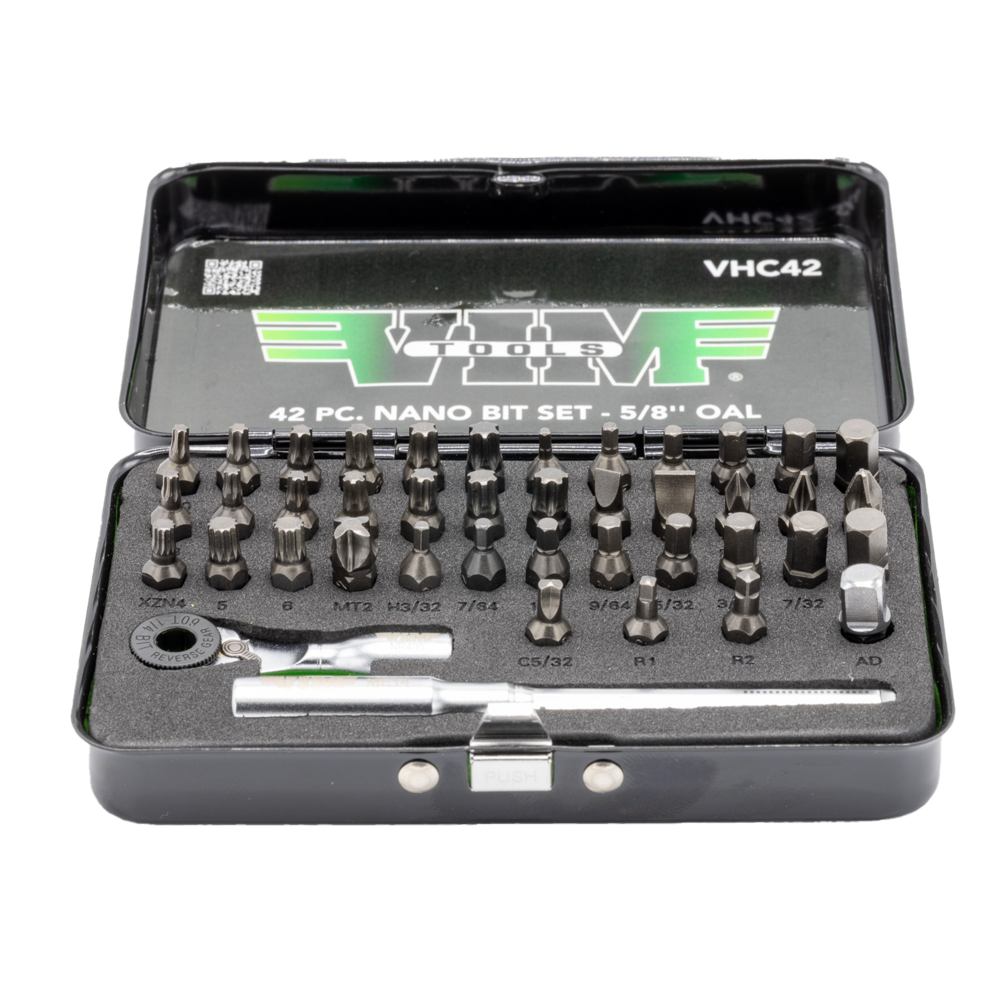 VIM Tools - 42 PC. NANO BIT SET - 5/8'' OAL