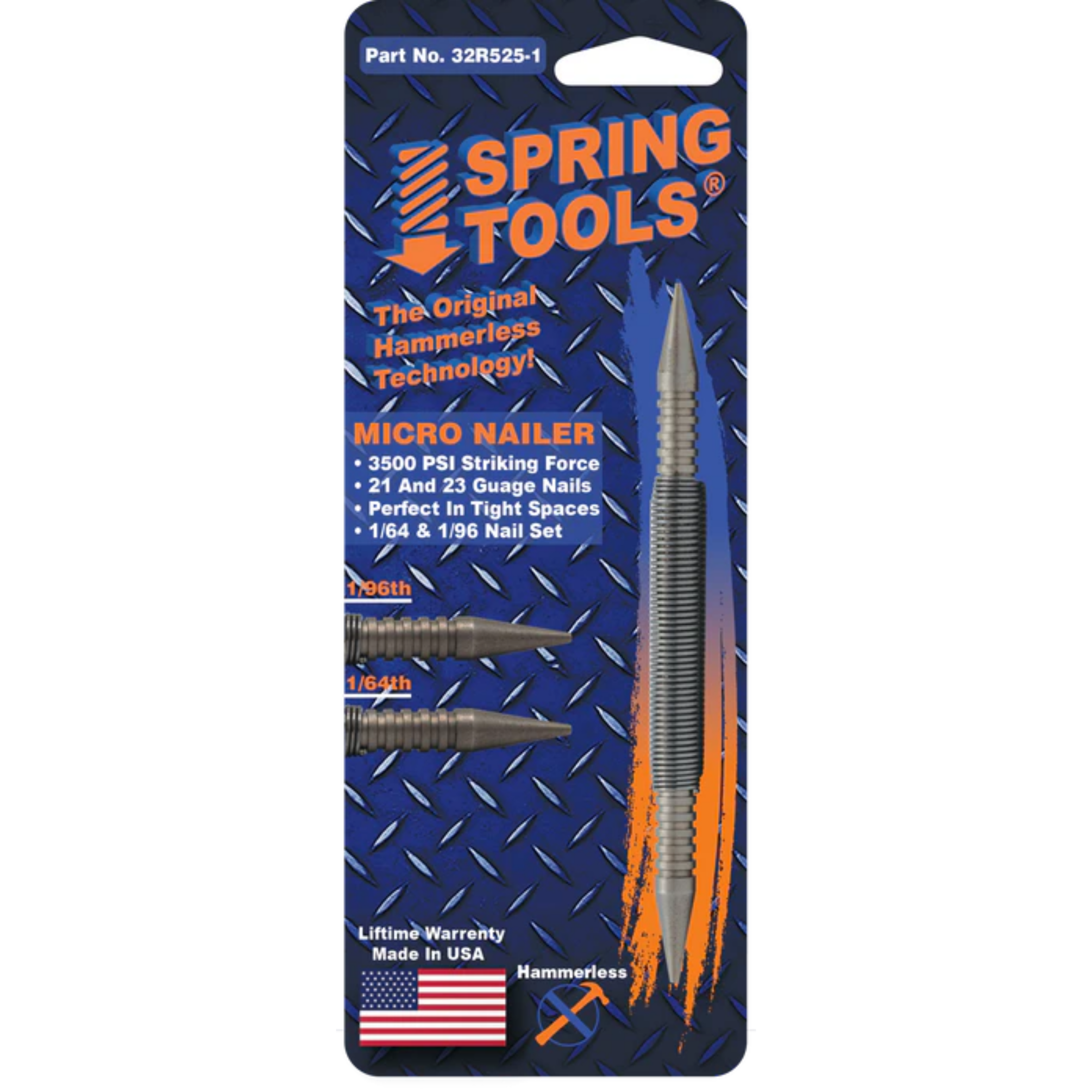 Spring Tools - Combo Tool - Pin Nail 1/96" & 1/64"