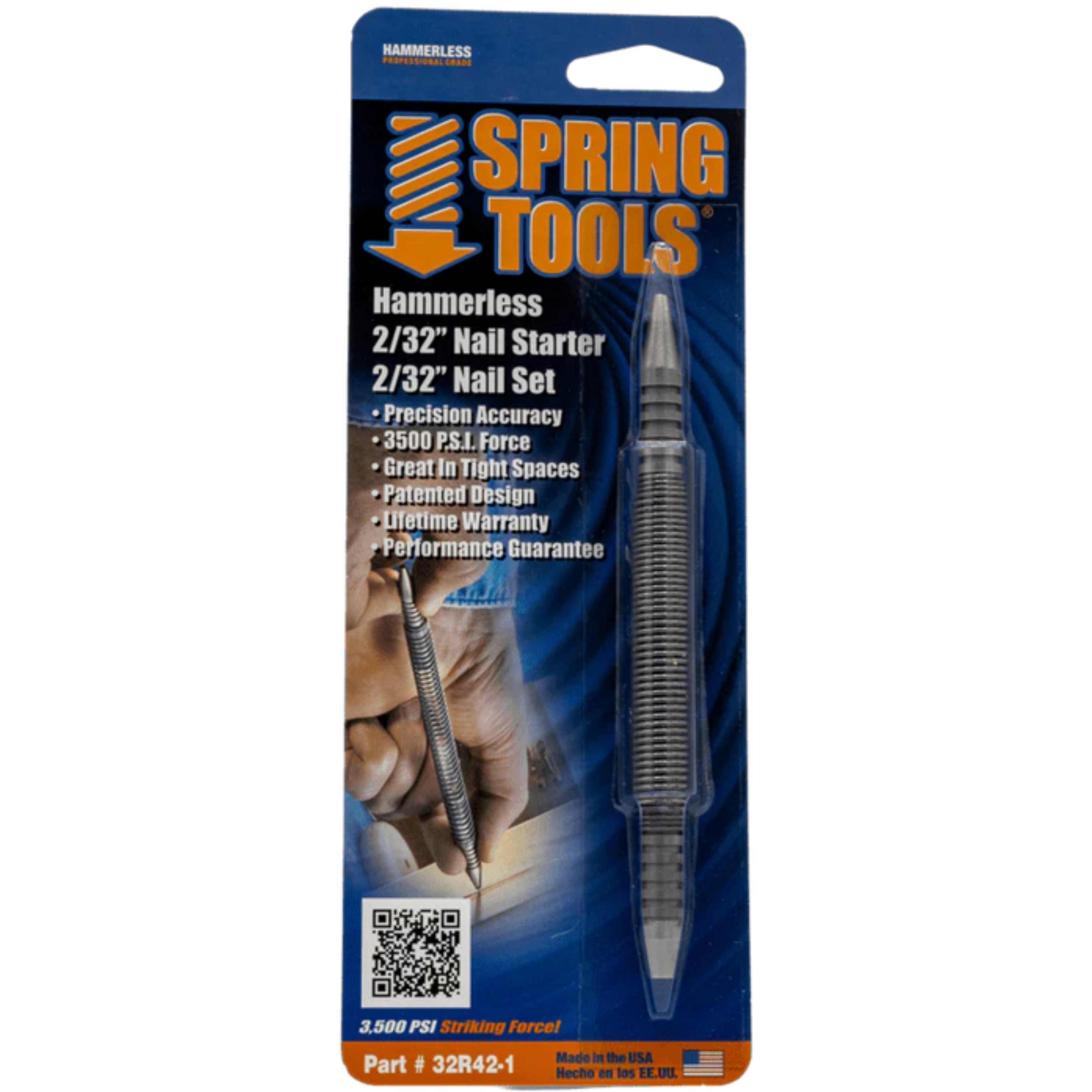 Spring Tools - Combo Tool - Nail Starter & Nail Set