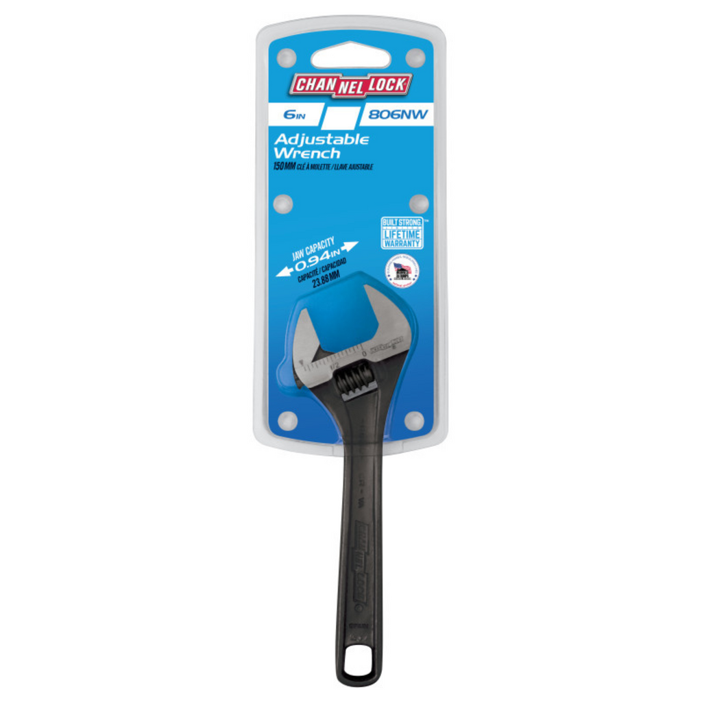 Channellock 6-Inch Adjustable Wrench