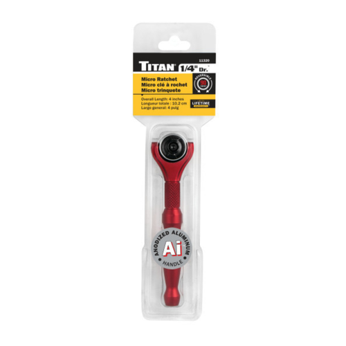 1/4 in. Drive Aluminum Swivel Head Micro Ratchet (11320)